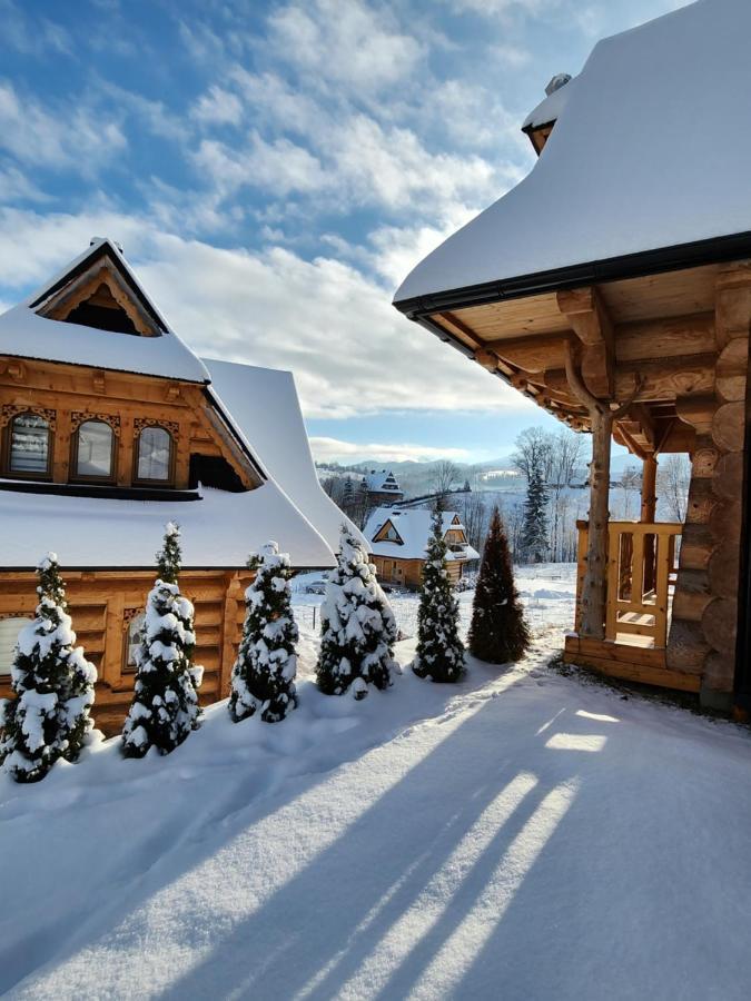 Goralska Chatka 2 Highland Cottage - Split Ac, Jacuzzi, Sauna, Private Parking, Mountains View, Garden, Zakopane Bagian luar foto
