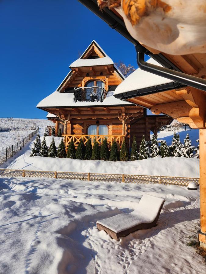 Goralska Chatka 2 Highland Cottage - Split Ac, Jacuzzi, Sauna, Private Parking, Mountains View, Garden, Zakopane Bagian luar foto